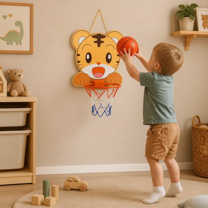 Sött Djur-Basketset för Barn