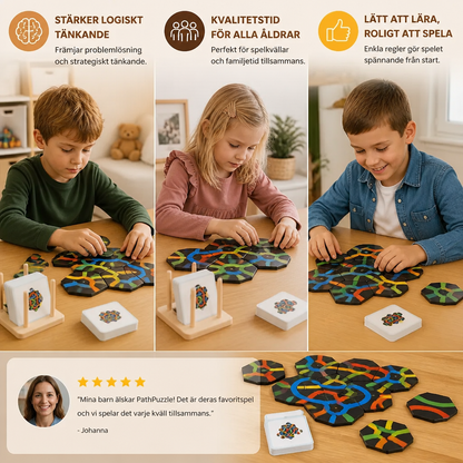 PathPuzzle – Pedagogiskt Hitta Vägen-Lärspel och Familjespel
