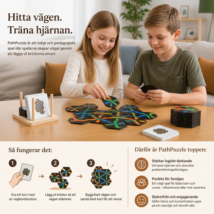 PathPuzzle – Pedagogiskt Hitta Vägen-Lärspel och Familjespel