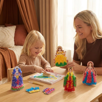 Prinsessor Målar- Och Pysselbok