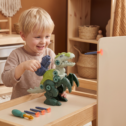 Dinosaurieskruvset med sugkoppskanon