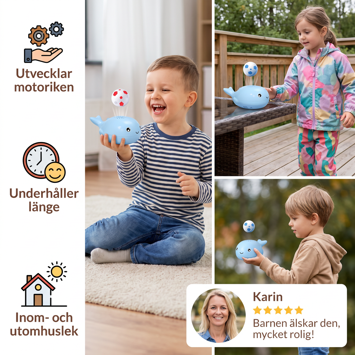 Rolig Valleksak Med Ballong