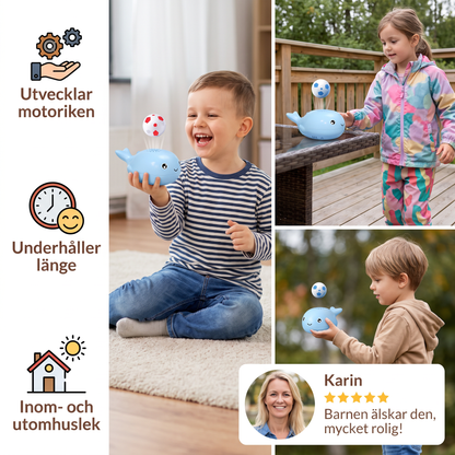 Rolig Valleksak Med Ballong