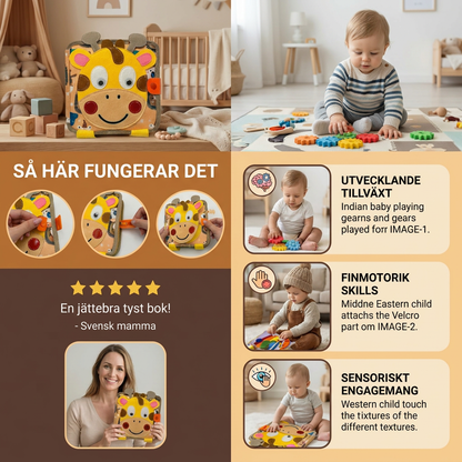 Montessori Sensorisk Giraffberättelsebok