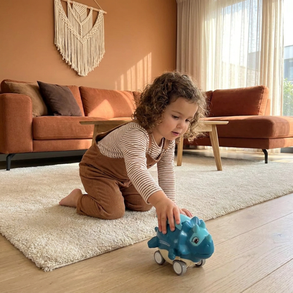 Press & Go Dinosauriebilar – Rullande Dinosaurieleksaker för Barn