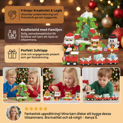 Kreativa Julfigurer I Byggklossar – Roligt För Hela Familjen