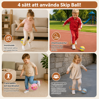 Interaktiv Skip Ball-leksak för fotleden för barn