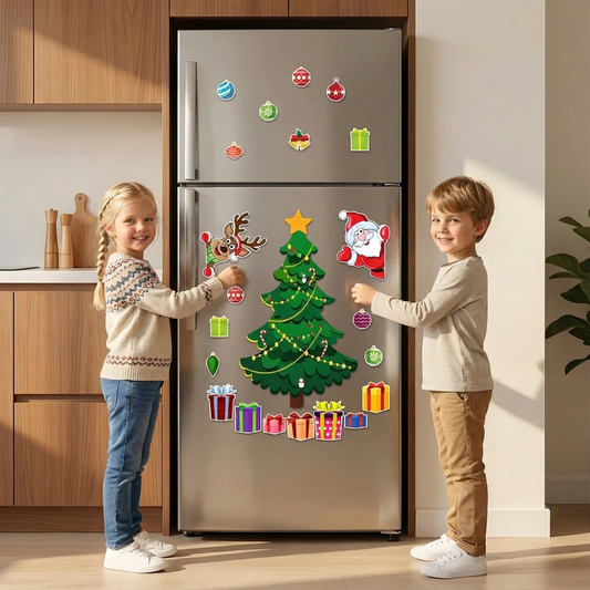 Jul-Montessori Magnetiskt Klistermärkeset För DIY-Dekoration