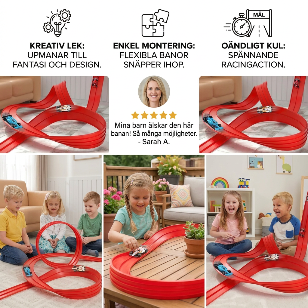 Flexibelt Modulärt Racerbaneset