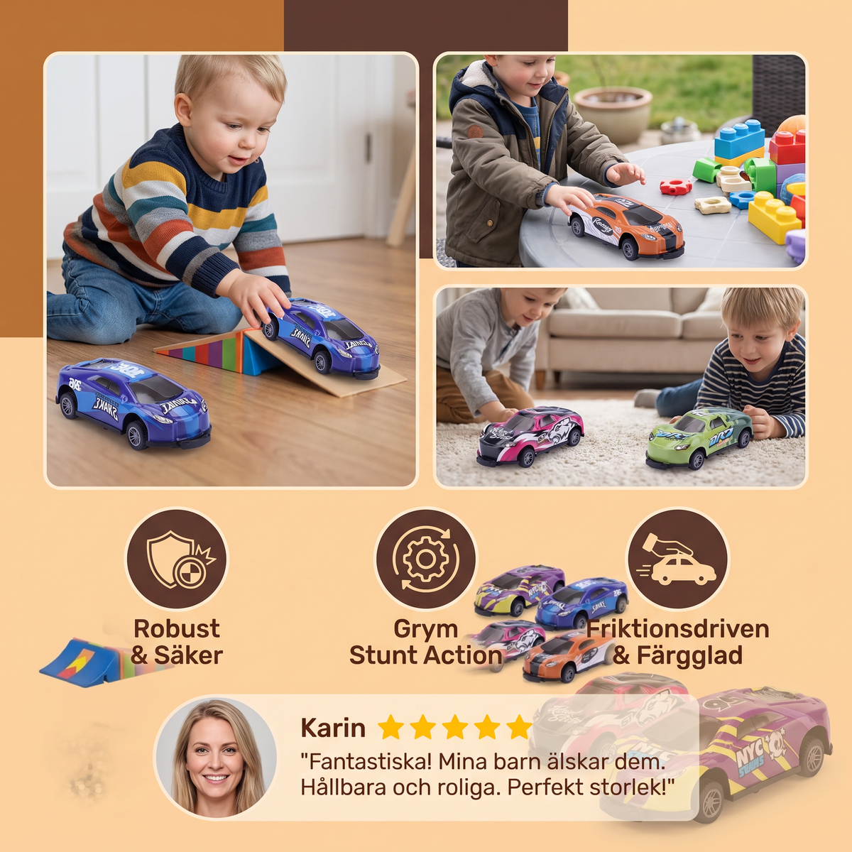 Stuntbilar För Små Bilälskare