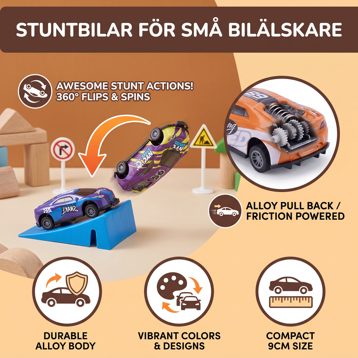 Stuntbilar För Små Bilälskare
