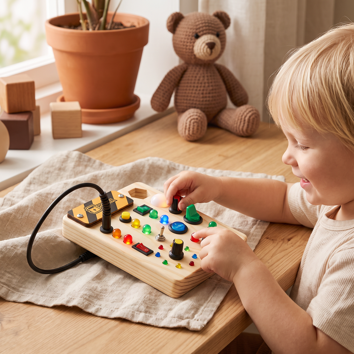 Interaktiv Montessori-lärtavla för barn