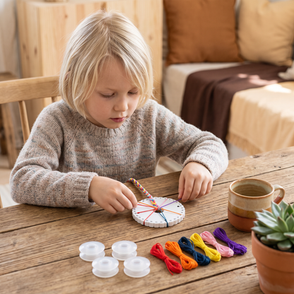 DIY-kumihimoarmbandsset för barn