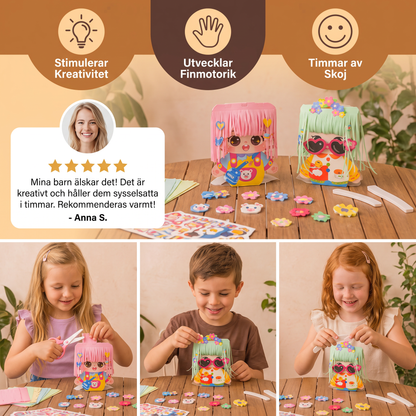 DIY-frisörpysselset för barn