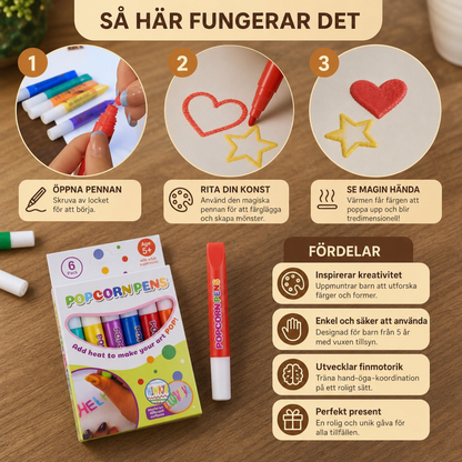 Magiska Popcornmalningspinnar