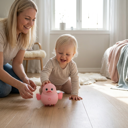 Vaggande Anfamilj Leksak För Barn
