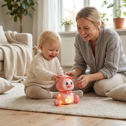 Vaggande Anfamilj Leksak För Barn