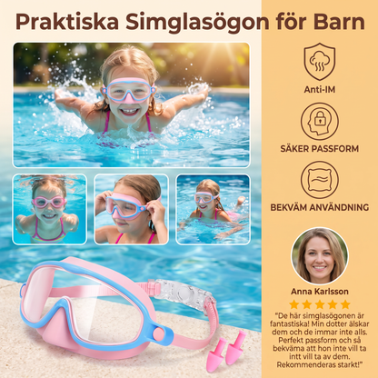 Praktiska Simglasögon för Barn – Anti-Fog, Säker Passform och Bekväm Användning