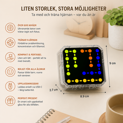 Smart Line LED-logikpussel – 800+ hjärnträningsnivåer