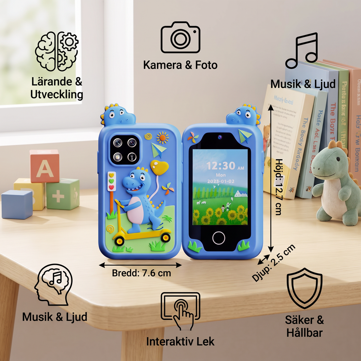 Pedagogisk smarttelefonleksak för barn