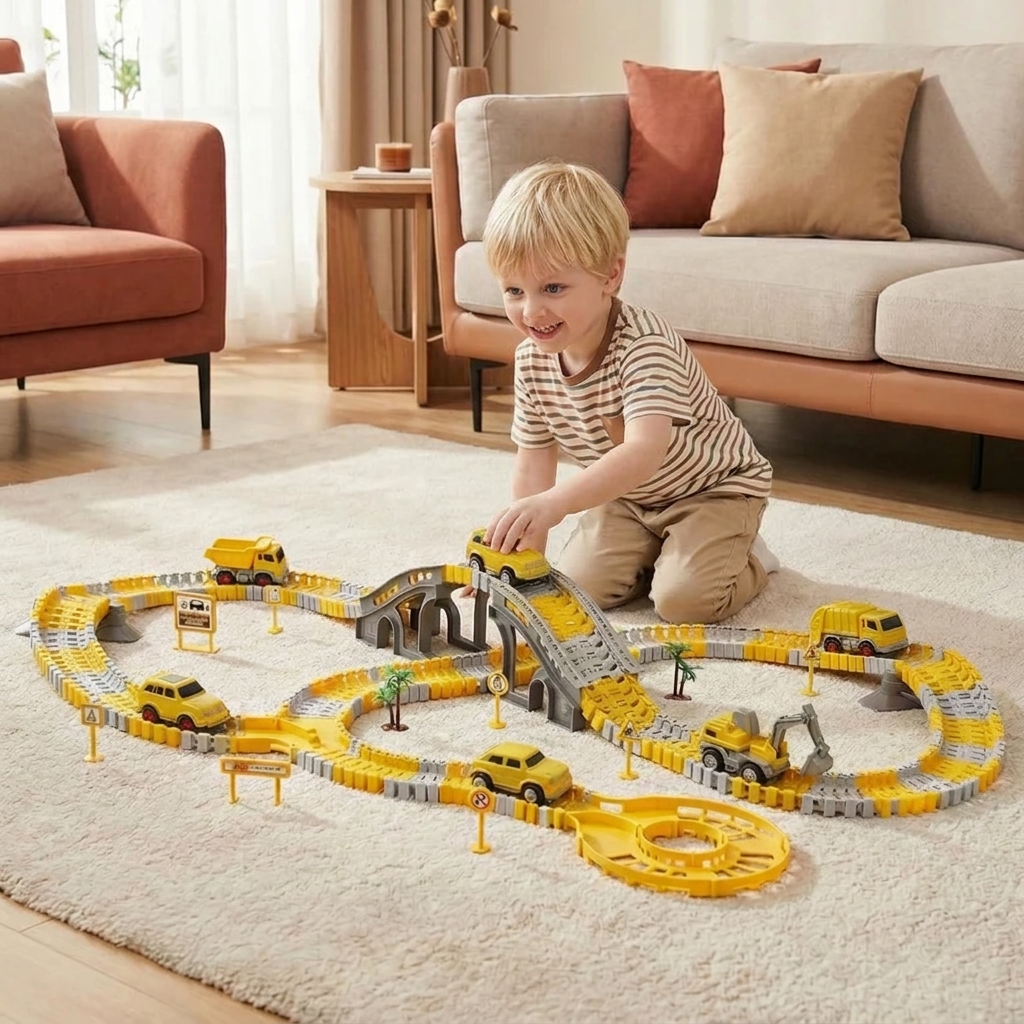 Äventyrsracerbana Med Racerbilar