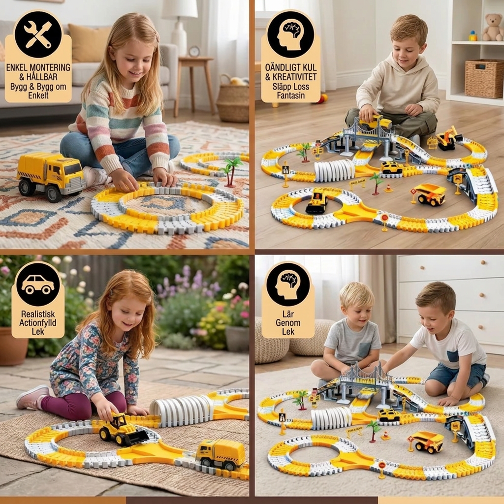 Äventyrsracerbana Med Racerbilar
