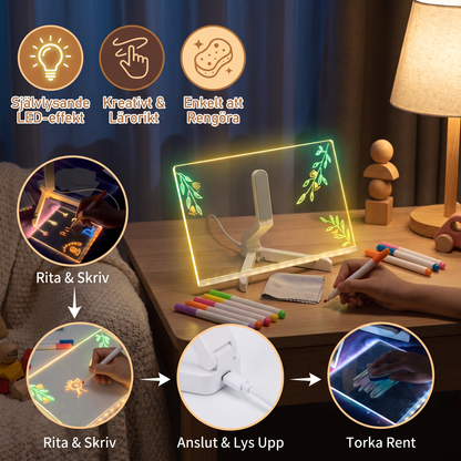 Självlysande LED-ritplatta För Barn