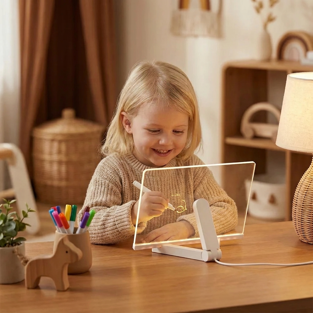 Självlysande LED-ritplatta För Barn