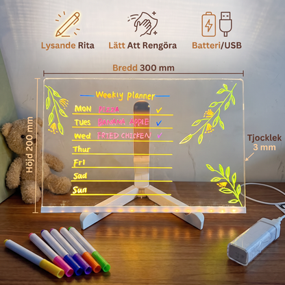 Självlysande LED-ritplatta För Barn