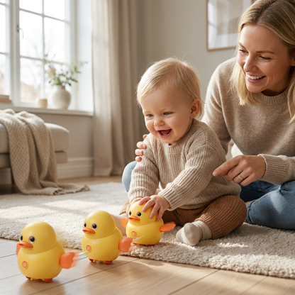 Vaggande Anfamilj Leksak För Barn